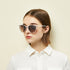 Angular Cat Eye Metal Women's Sunglasses Valencia